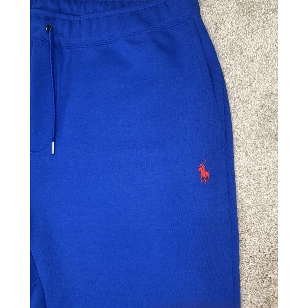 Polo Ralph Lauren Double Knit Athletic Shorts Blue Size L - Picture 3 of 5